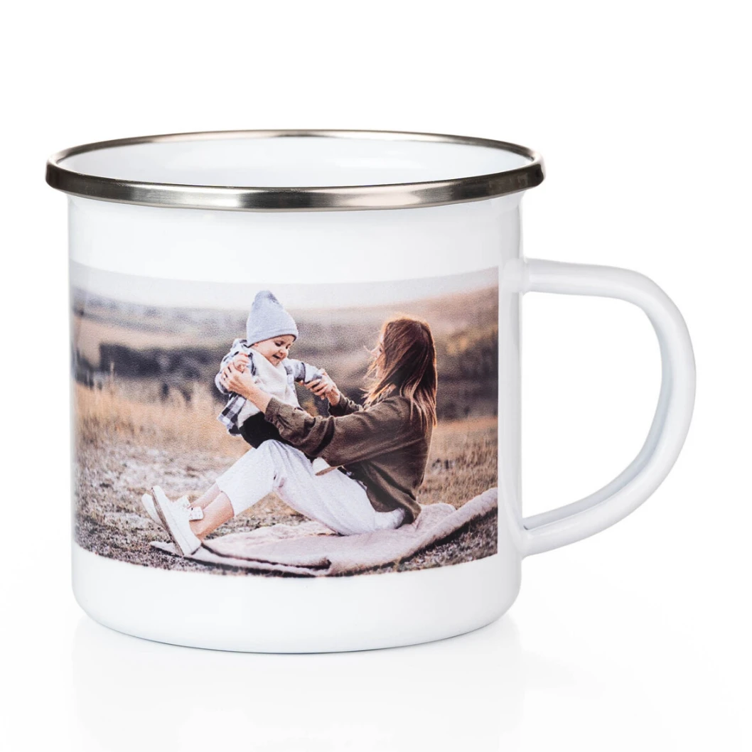 Taza esmaltada personalizada - Imagen 3