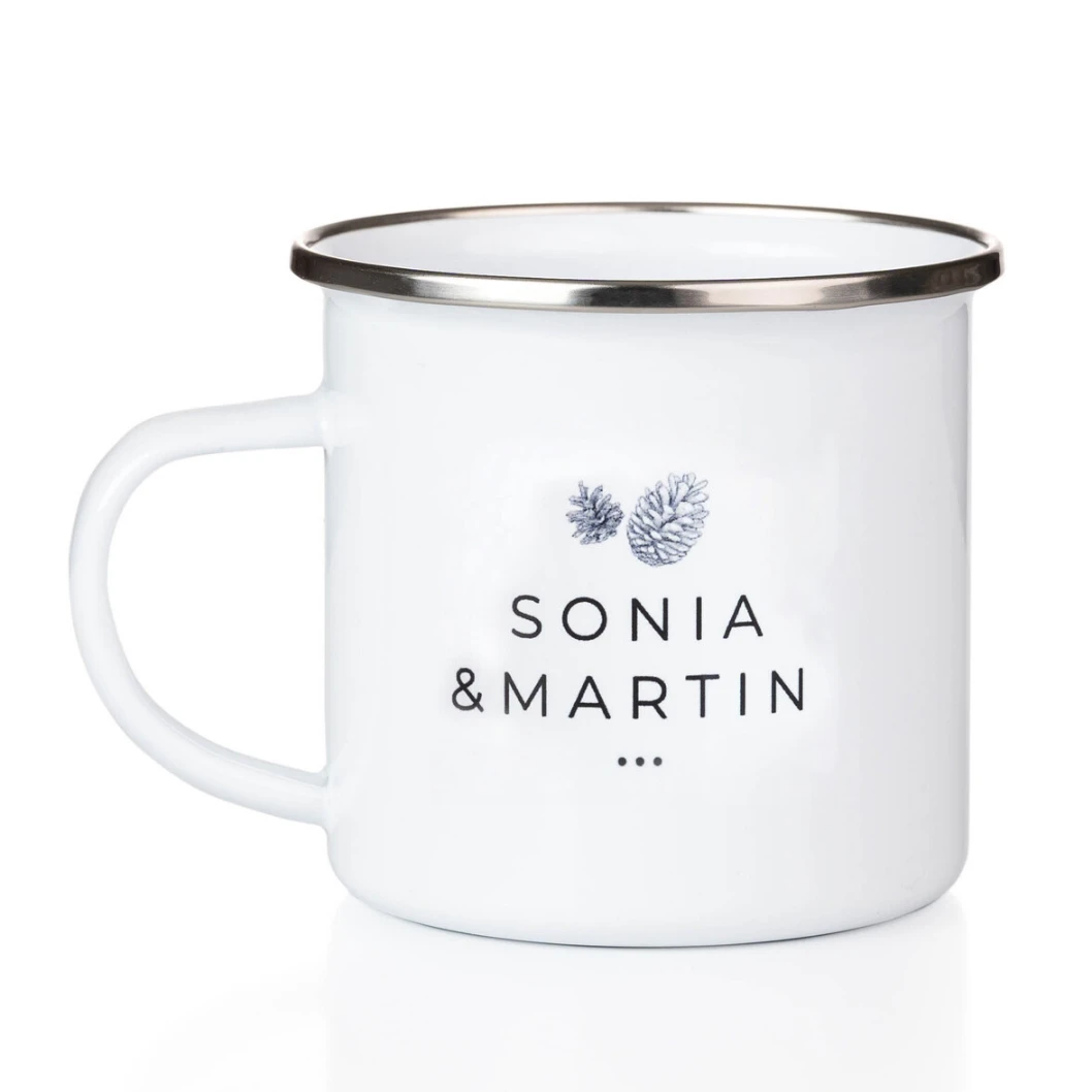Taza esmaltada personalizada - Imagen 2