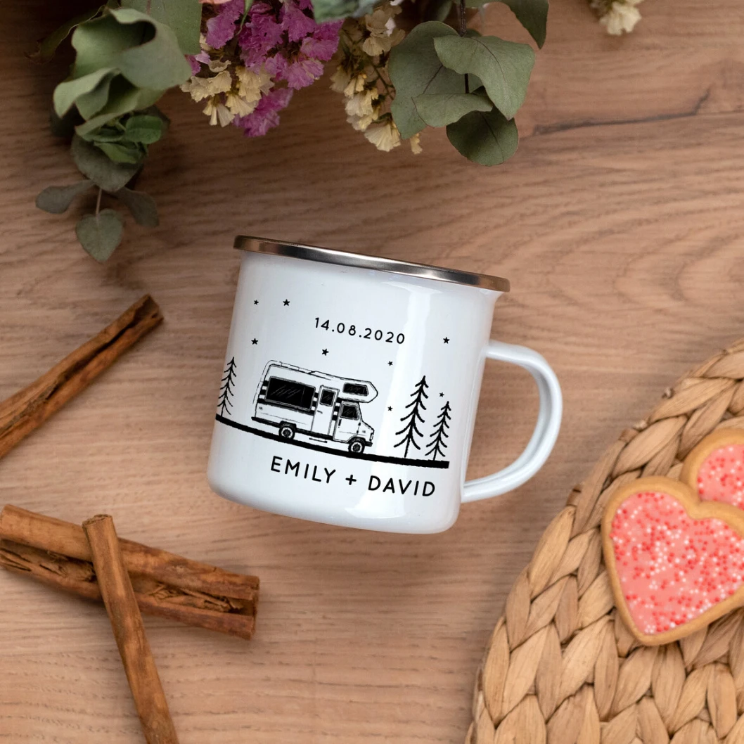 Taza esmaltada personalizada - Imagen 5