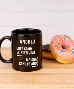Taza negra personalizada - Imagen 9