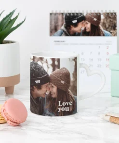 Taza personalizada con asa de corazón - Imagen 7