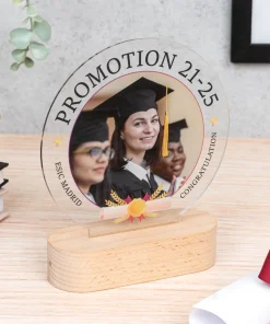 Trofeo de metacrilato personalizado con base de madera - Imagen 6