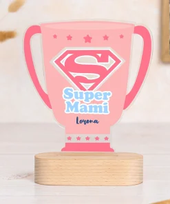 Trofeo de metacrilato personalizado con base de madera - Imagen 50