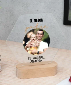 Trofeo de metacrilato personalizado con base de madera - Imagen 22