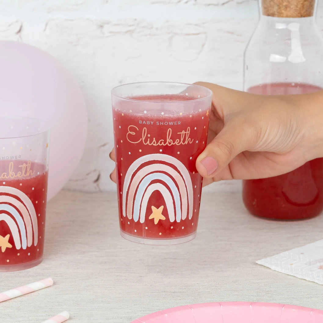 Vaso personalizado reutilizable de plástico - Imagen 28