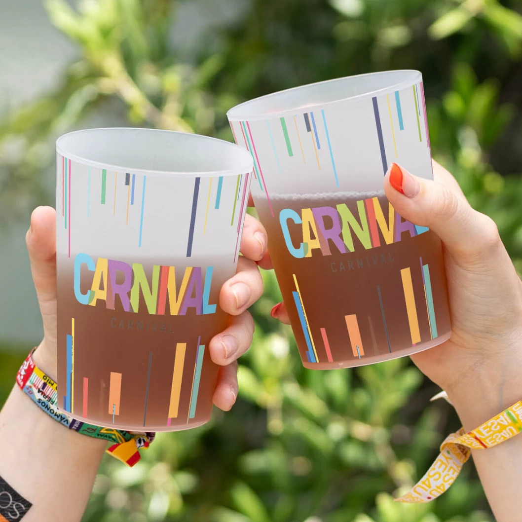 Vaso personalizado reutilizable de plástico - Imagen 4