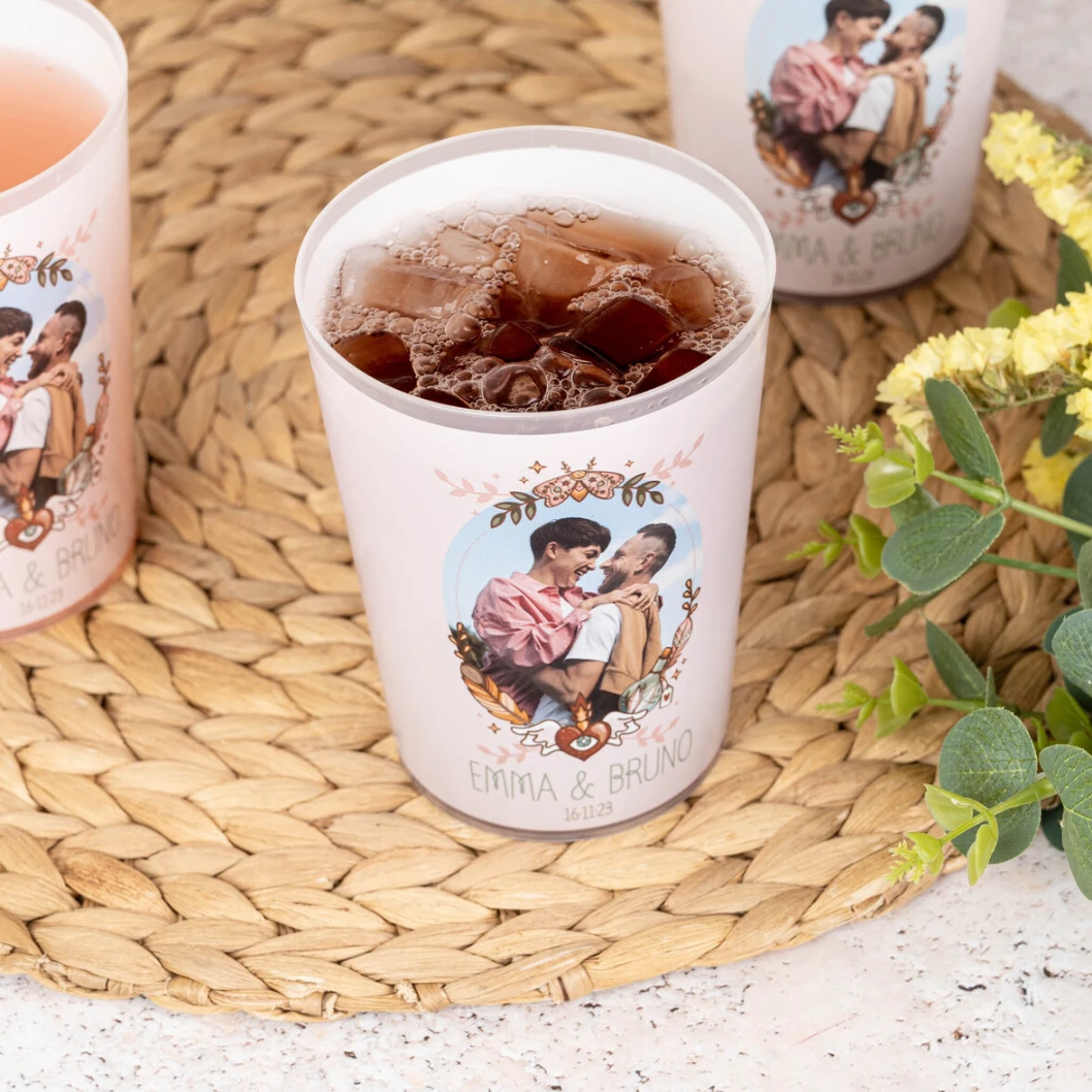 Vaso personalizado reutilizable de plástico - Imagen 7