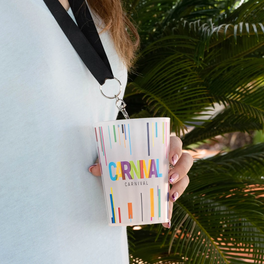 Vaso personalizado reutilizable de plástico - Imagen 2