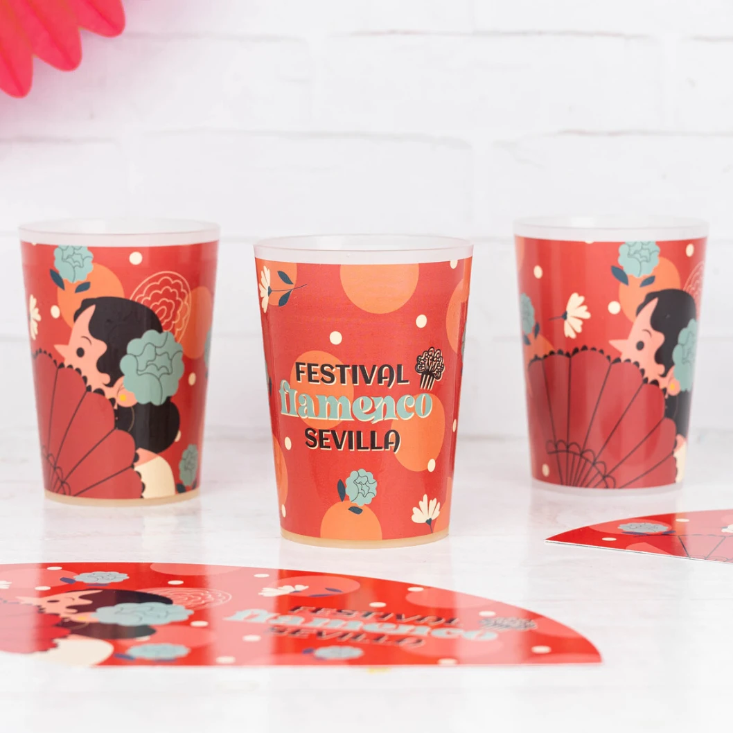 Vaso personalizado reutilizable de plástico - Imagen 16