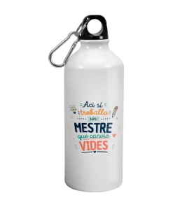 Botella Aci Sí Treballa Un Mestre