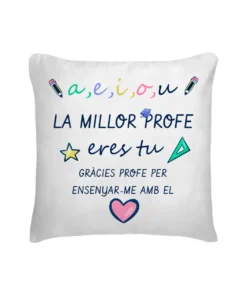 Cojín La Millor Profe Eres Tú
