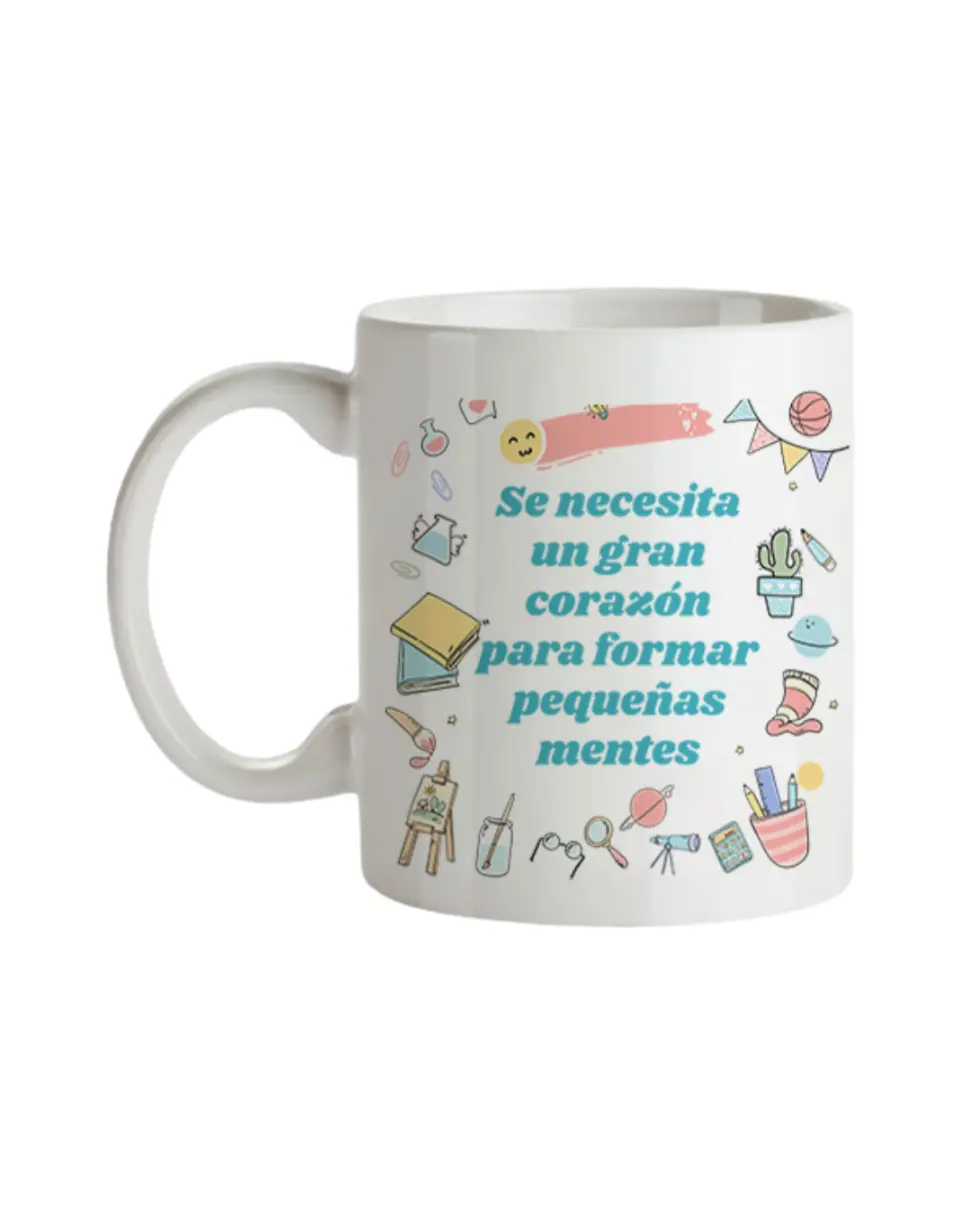 Taza Profe Se Necesita Un Gran Corazón