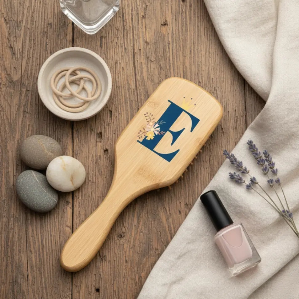 Cepillo personalizado de bambú ecológico - Imagen 2