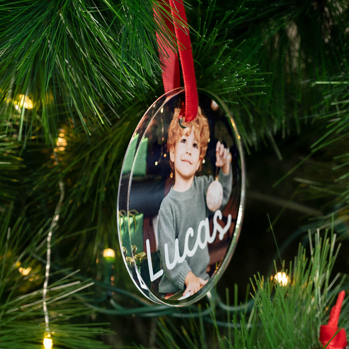 Adornos navideños personalizados de metacrilato - Imagen 3
