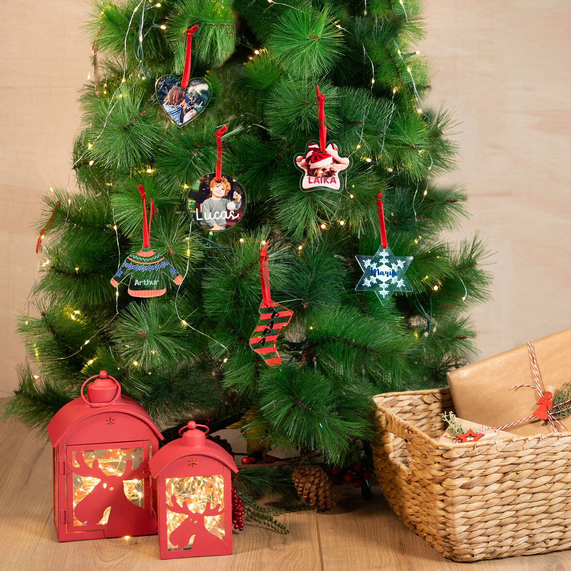 Adornos navideños personalizados de metacrilato - Imagen 5