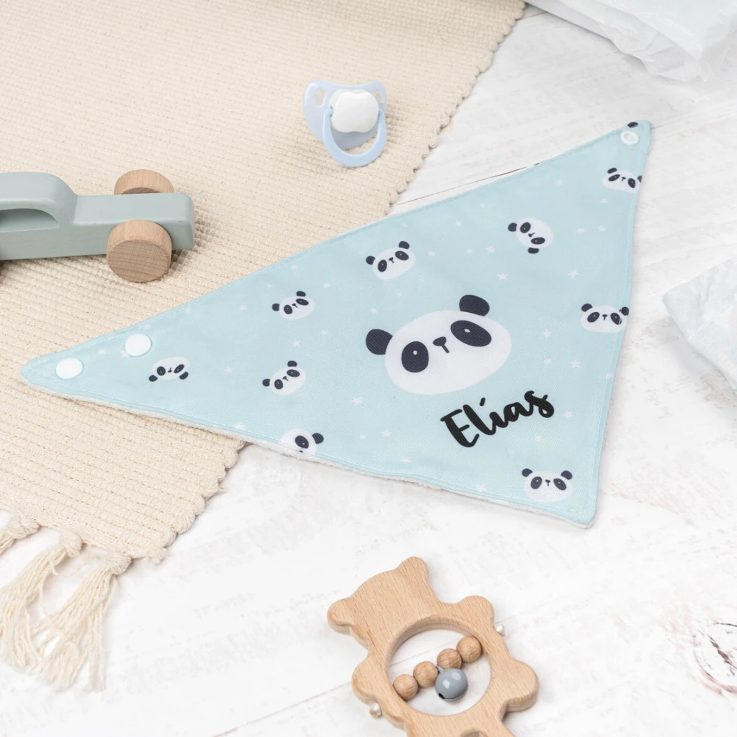 Babero bandana bebé personalizado - Imagen 3