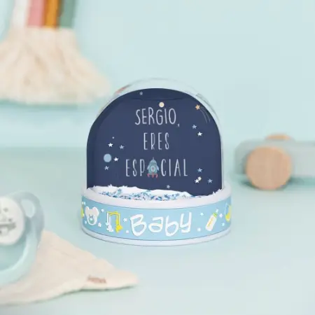 Bola de nieve Baby personalizada - Imagen 5