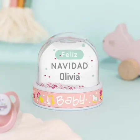Bola de nieve Baby personalizada - Imagen 2