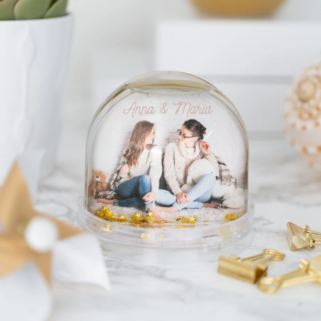Bola de nieve esférica personalizada - Imagen 13