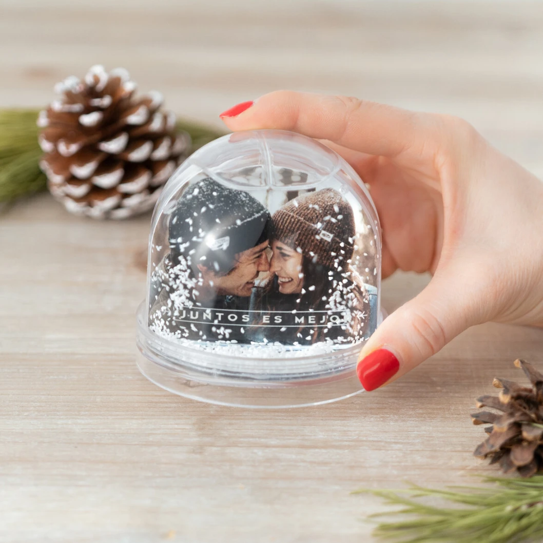 Bola de nieve esférica personalizada - Imagen 8