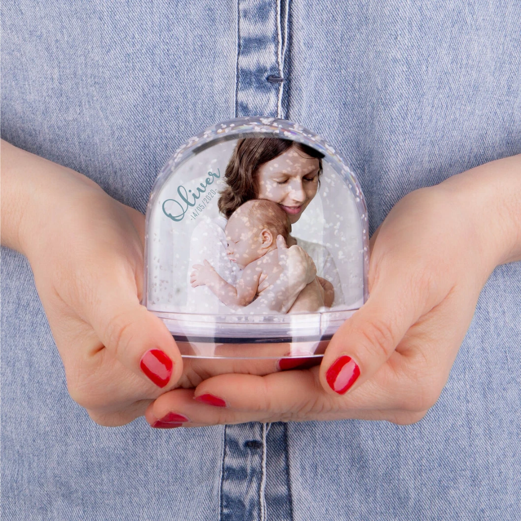 Bola de nieve esférica personalizada - Imagen 6