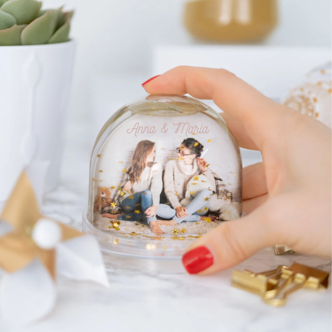 Bola de nieve esférica personalizada - Imagen 16