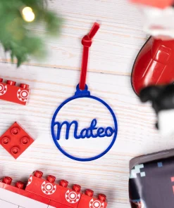 Bola de navidad de metacrilato con nombre personalizado - Imagen 4