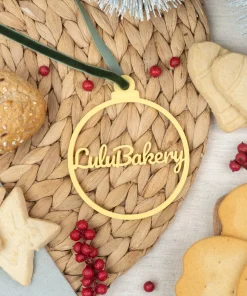 Bola de navidad de metacrilato con nombre personalizado - Imagen 11