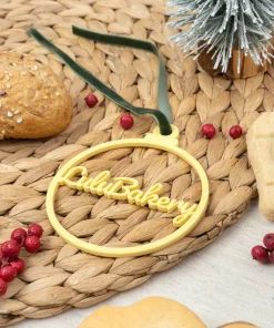 Bola de navidad de metacrilato con nombre personalizado - Imagen 10