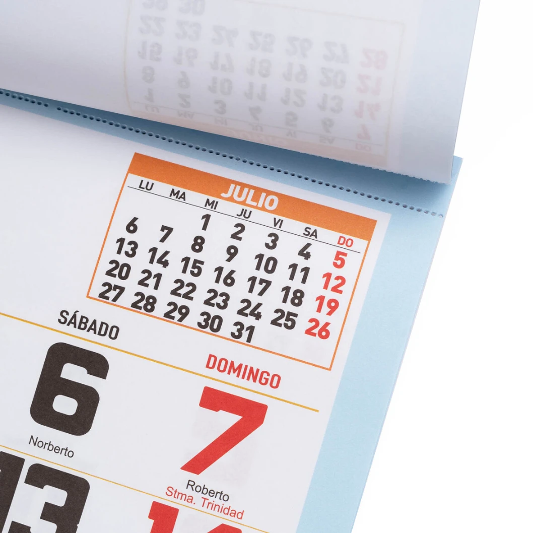 Calendarios faldilla personalizados - Imagen 3