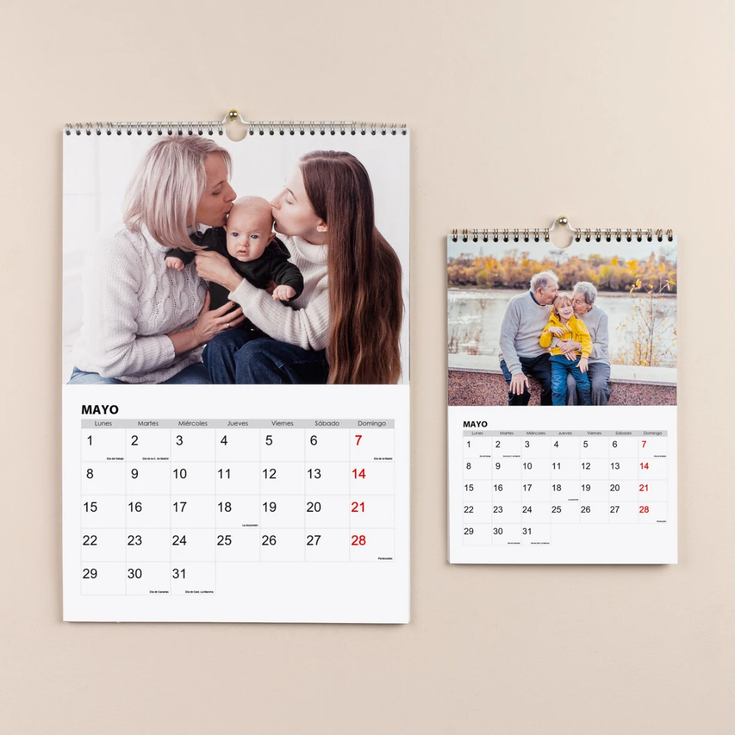 Calendario de pared personalizado espiral - Imagen 11