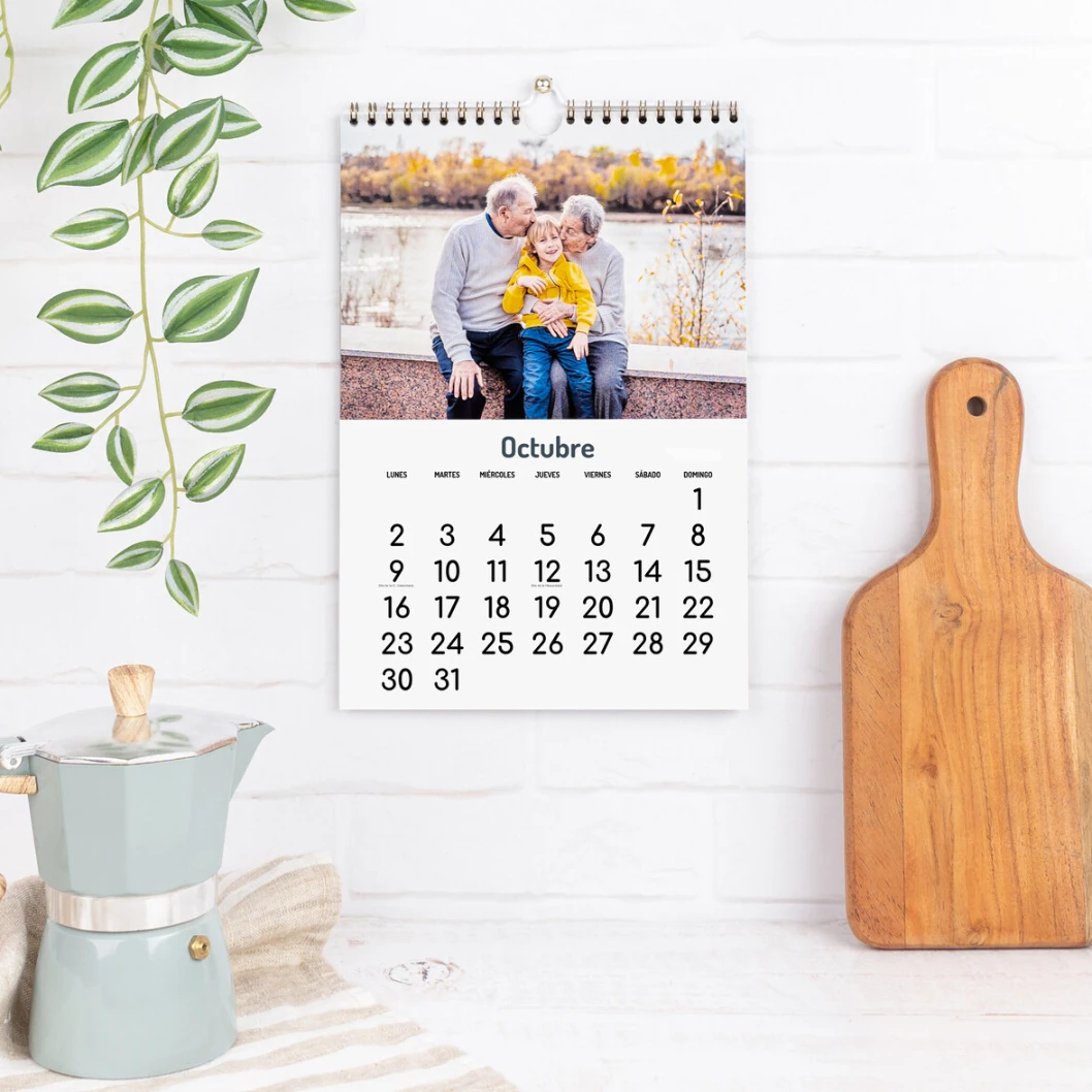 Calendario de pared personalizado espiral - Imagen 9