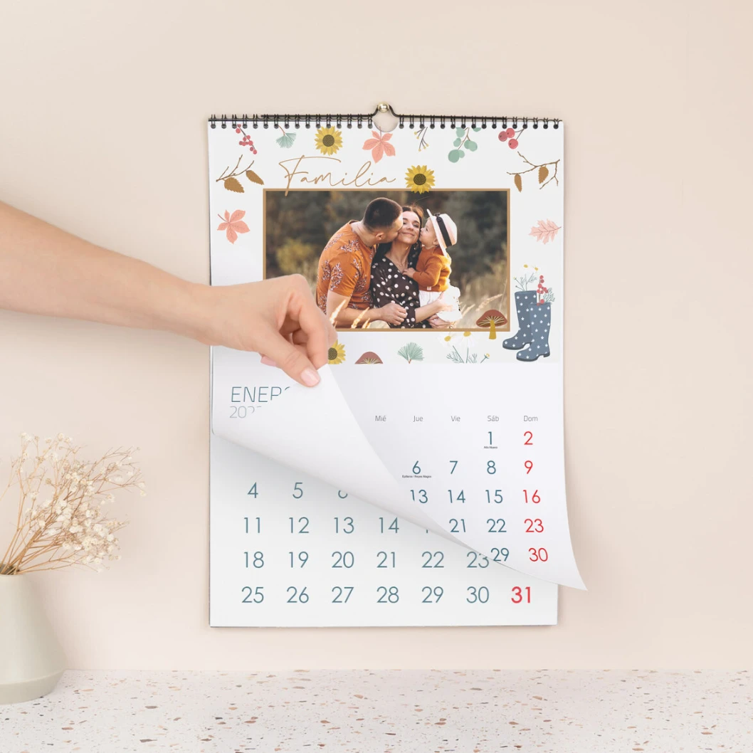 Calendario de pared personalizado espiral - Imagen 8
