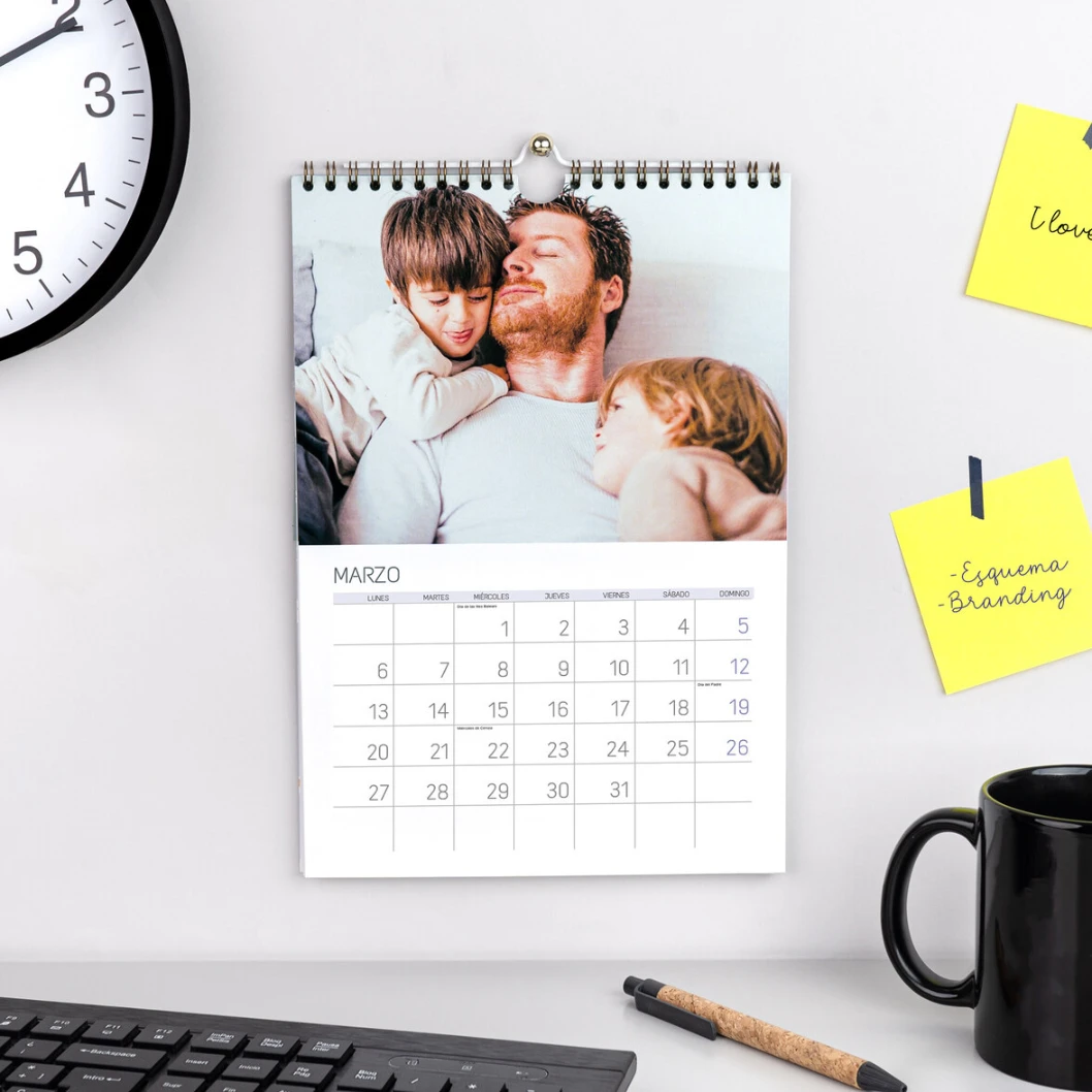 Calendario de pared personalizado espiral - Imagen 6