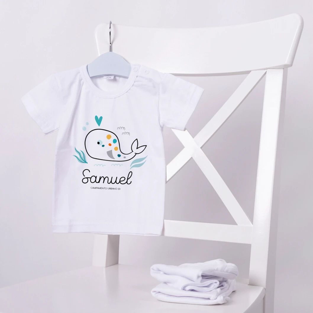 Camiseta bebé personalizada - Imagen 3