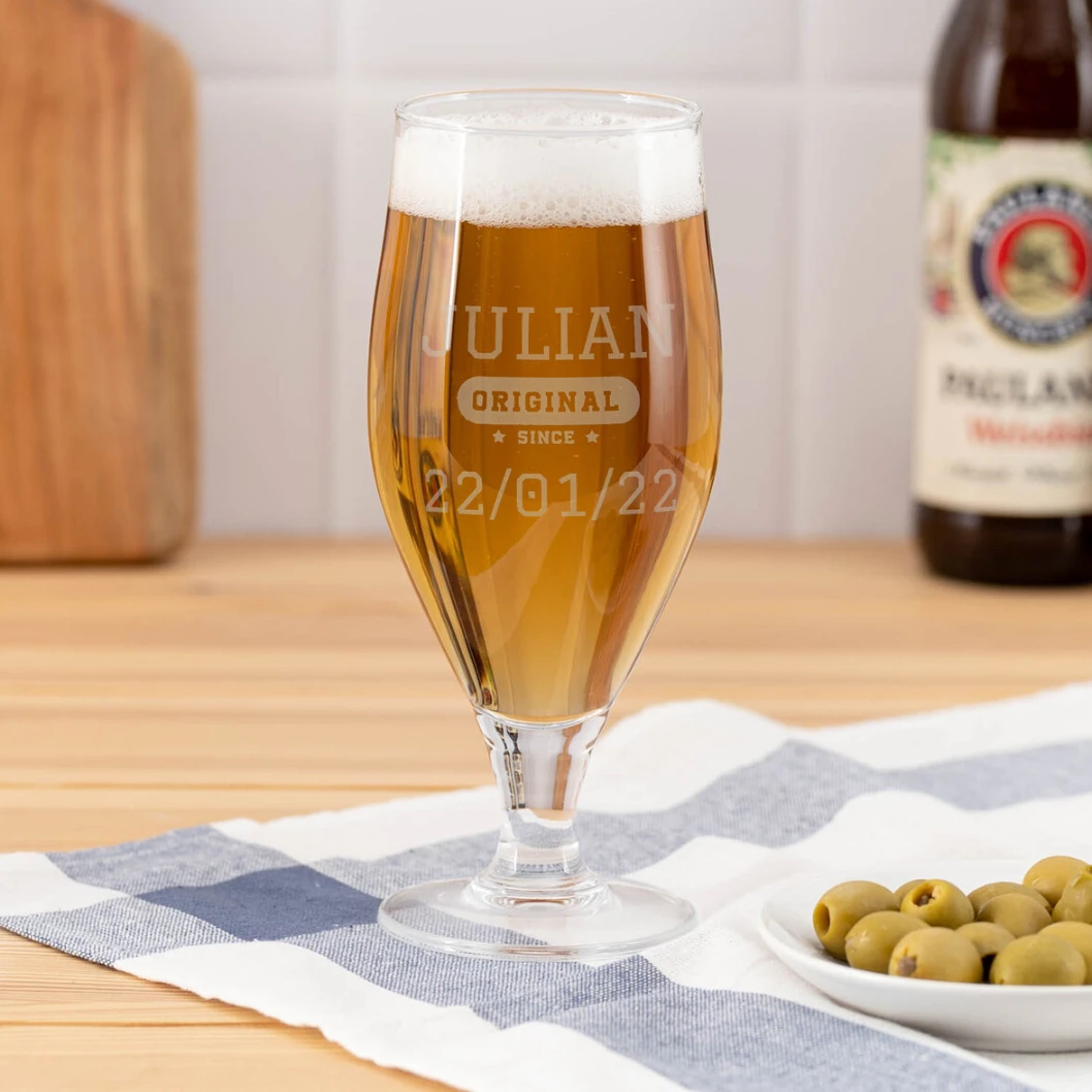 Copa de cerveza personalizada