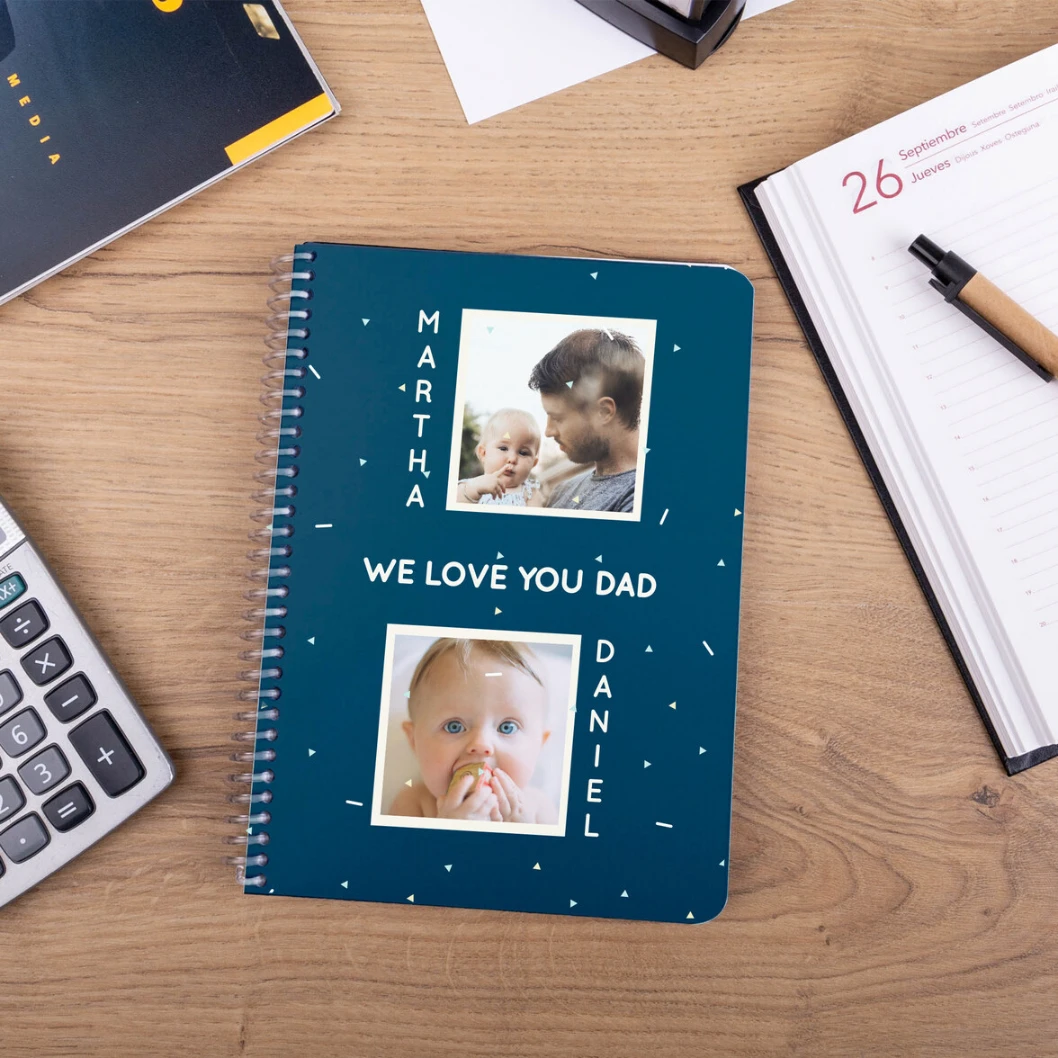 Cuadernos personalizados con papel mate