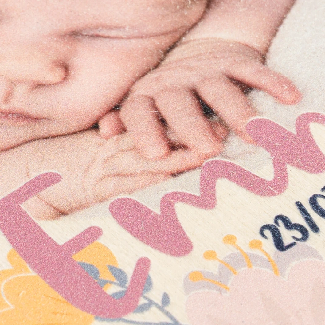 Cumple mes de madera personalizado - Imagen 2