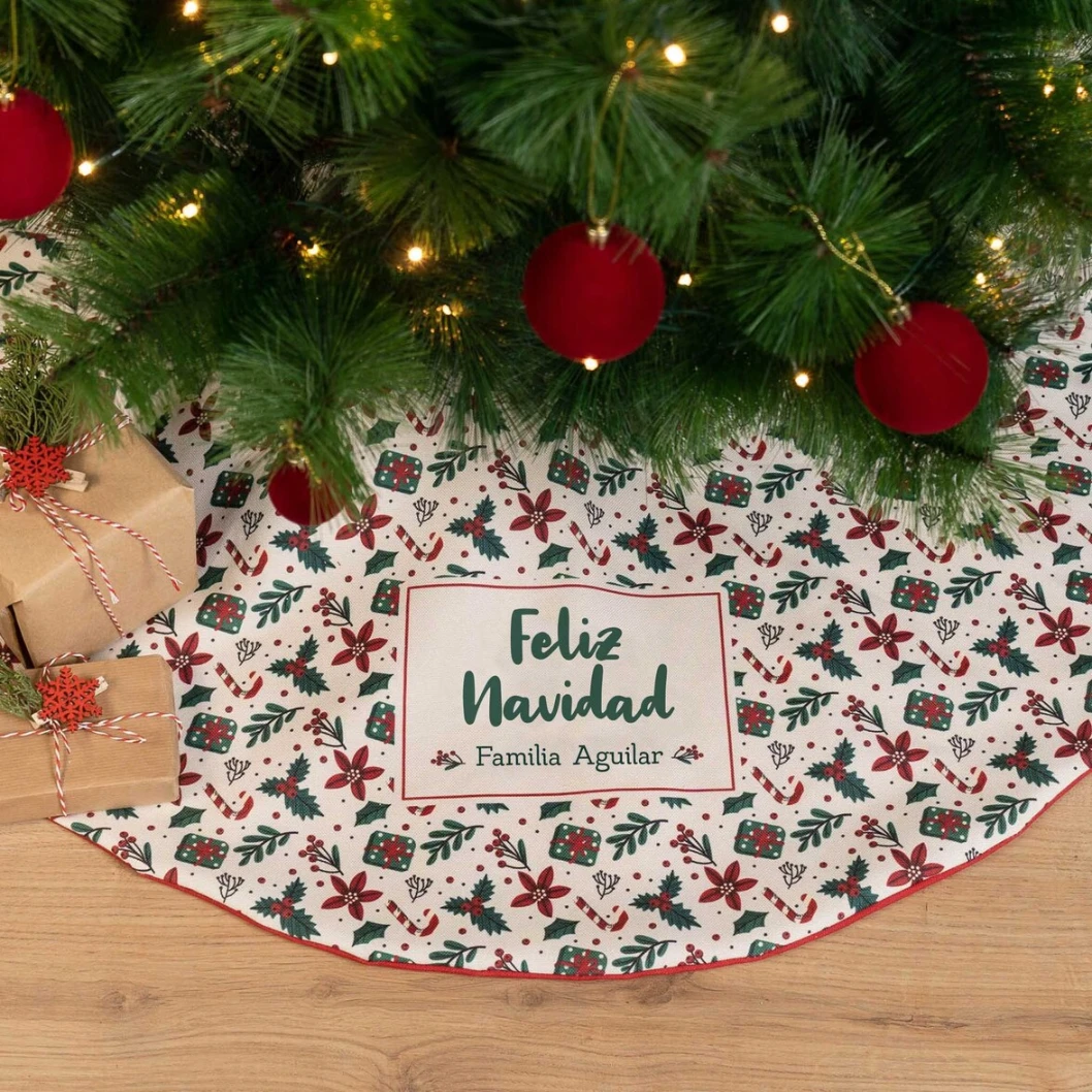 Faldas personalizadas para el árbol de Navidad - Imagen 5