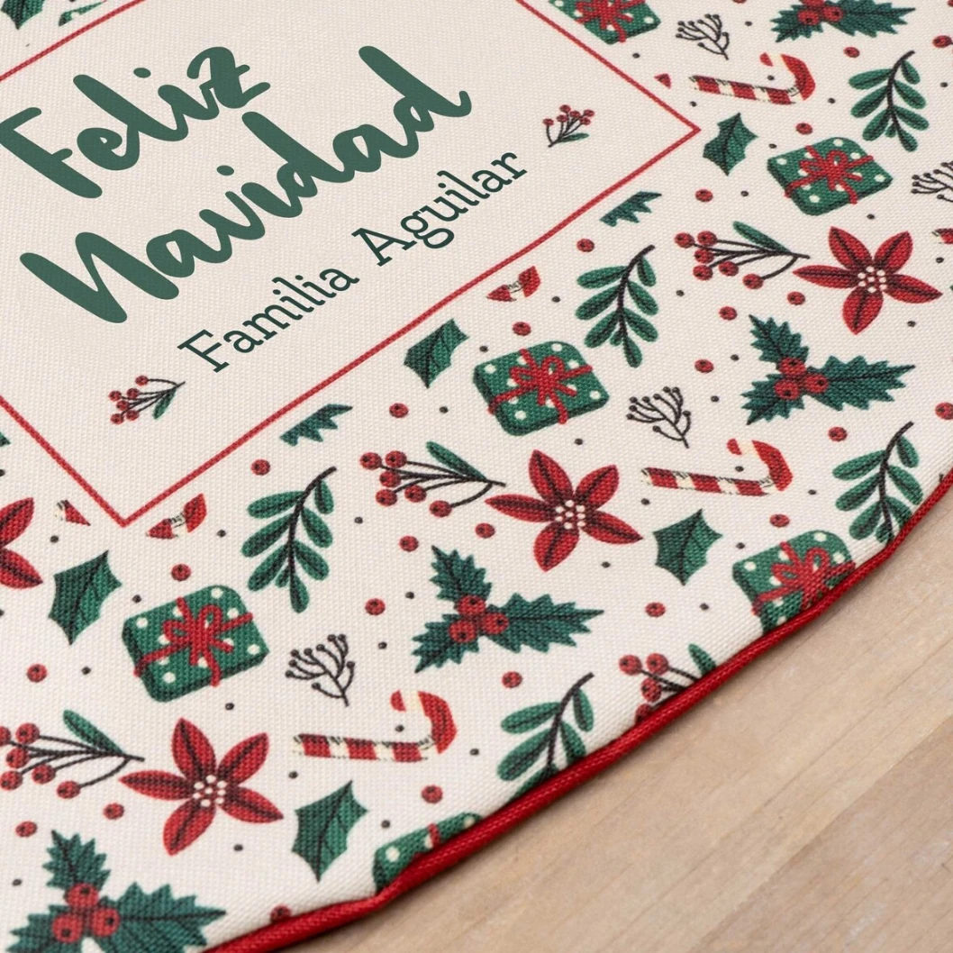 Faldas personalizadas para el árbol de Navidad - Imagen 2