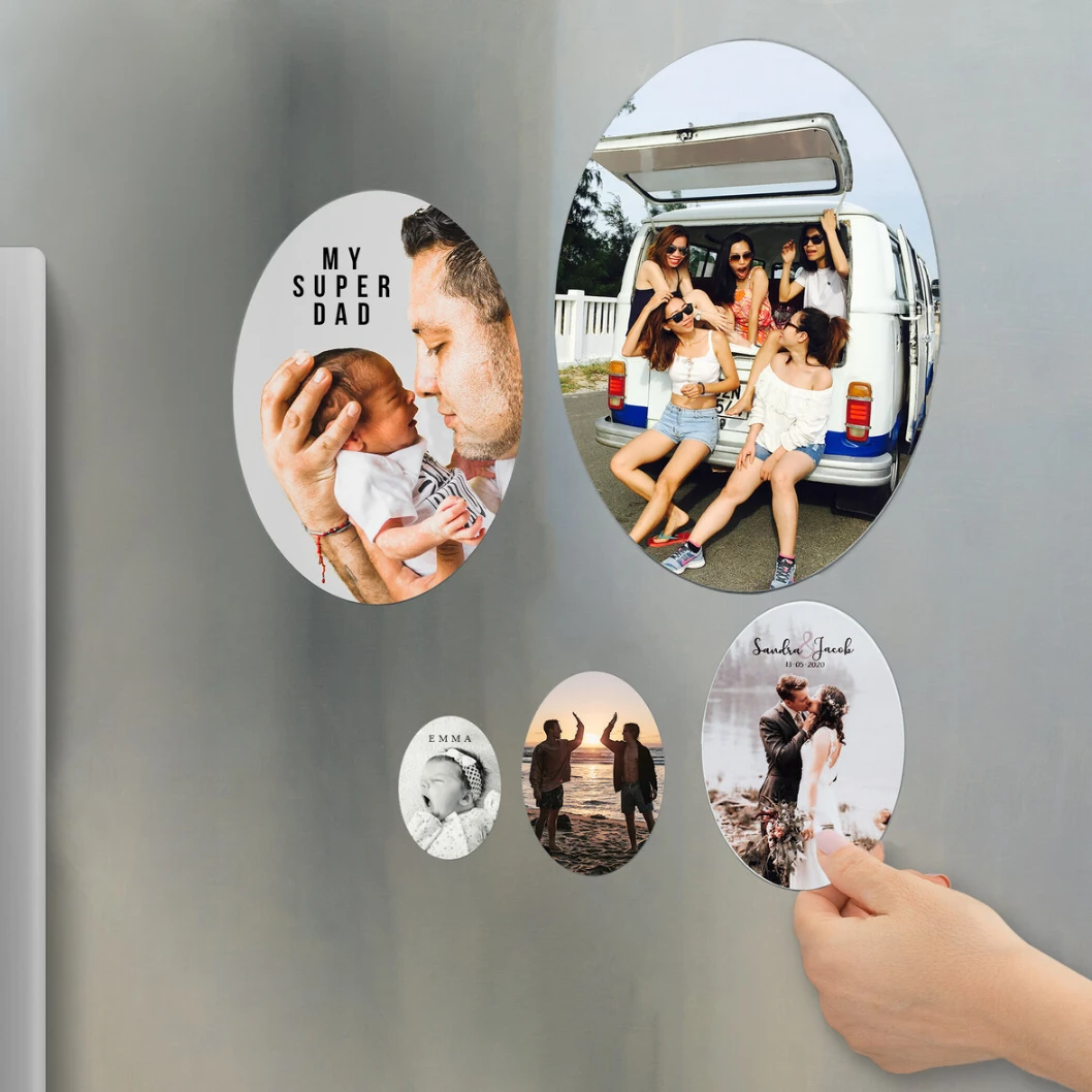 Imanes flexibles personalizados ovalados - Imagen 2