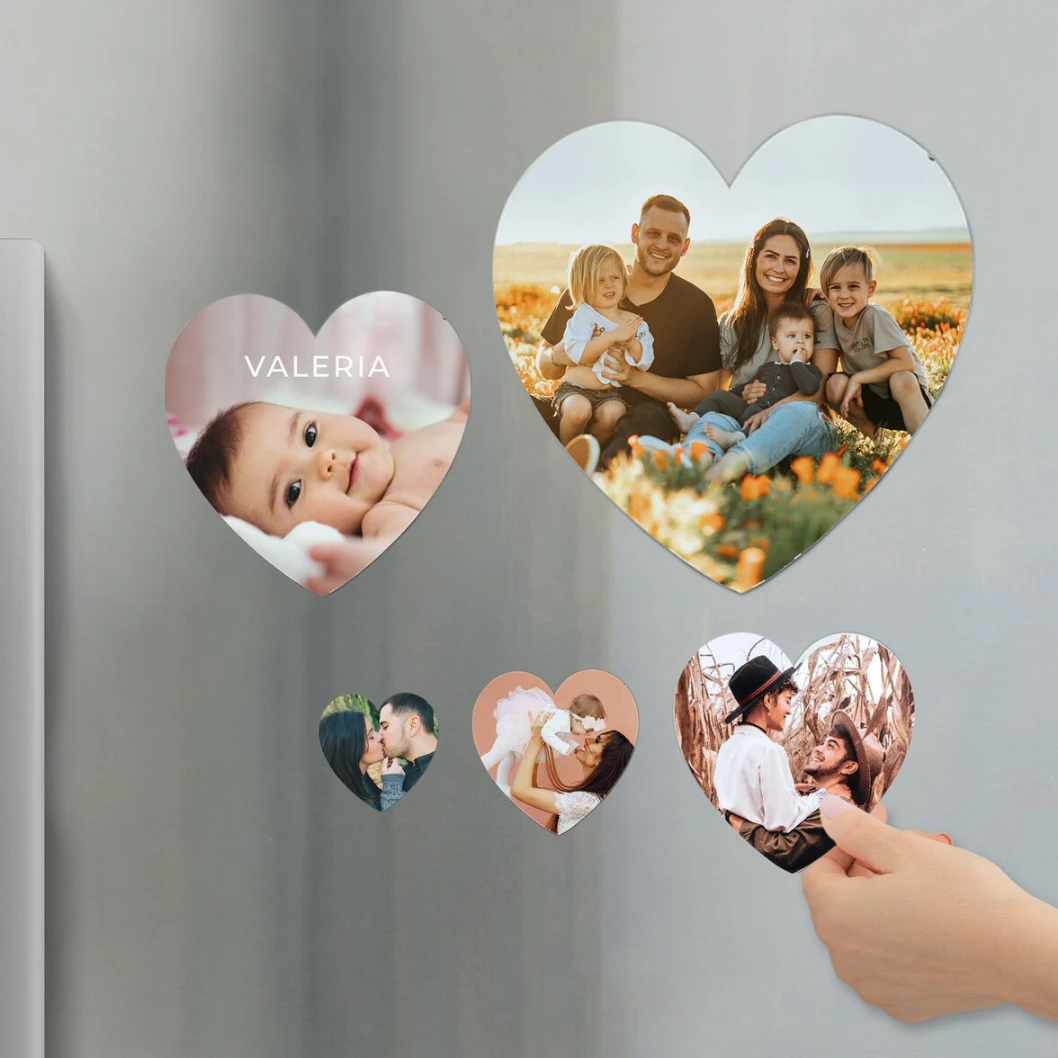 Imanes flexibles personalizados corazón - Imagen 5