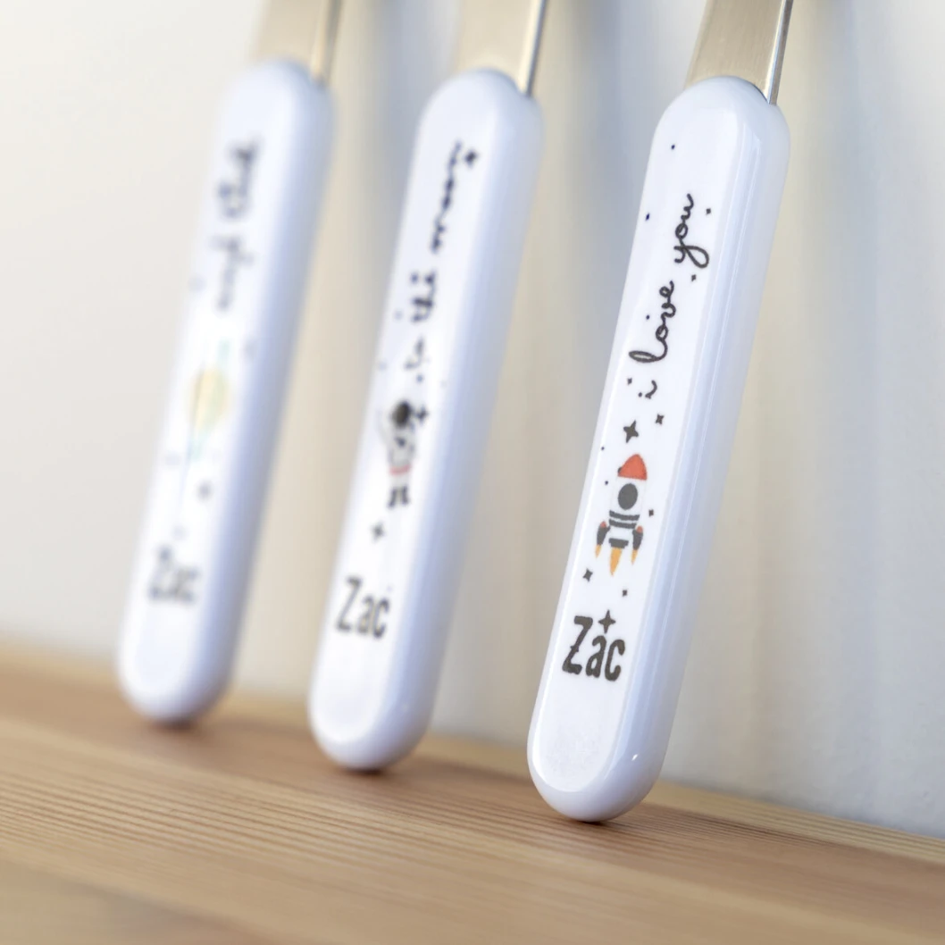 Cubiertos para bebé personalizados - Imagen 3