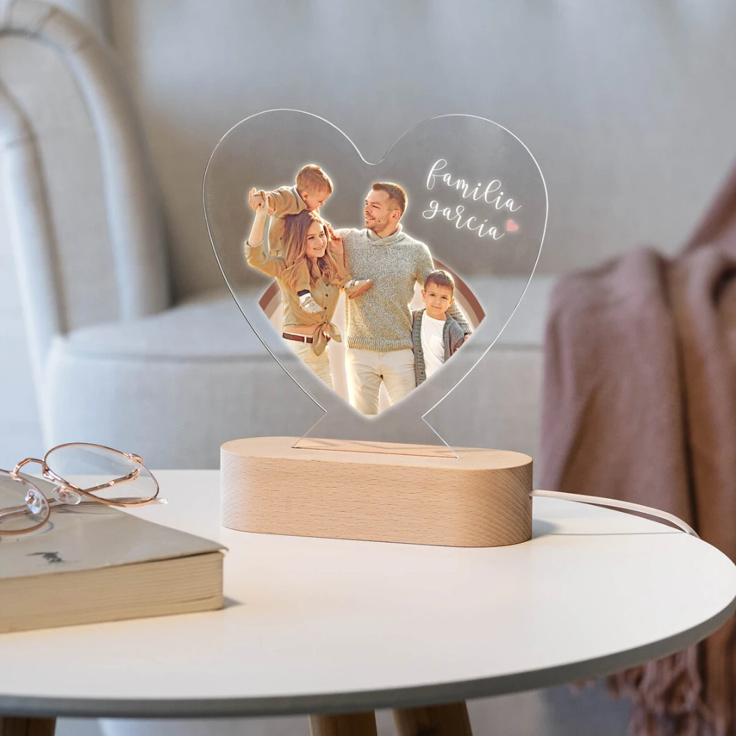 Lámparas personalizadas con base de madera - Imagen 7