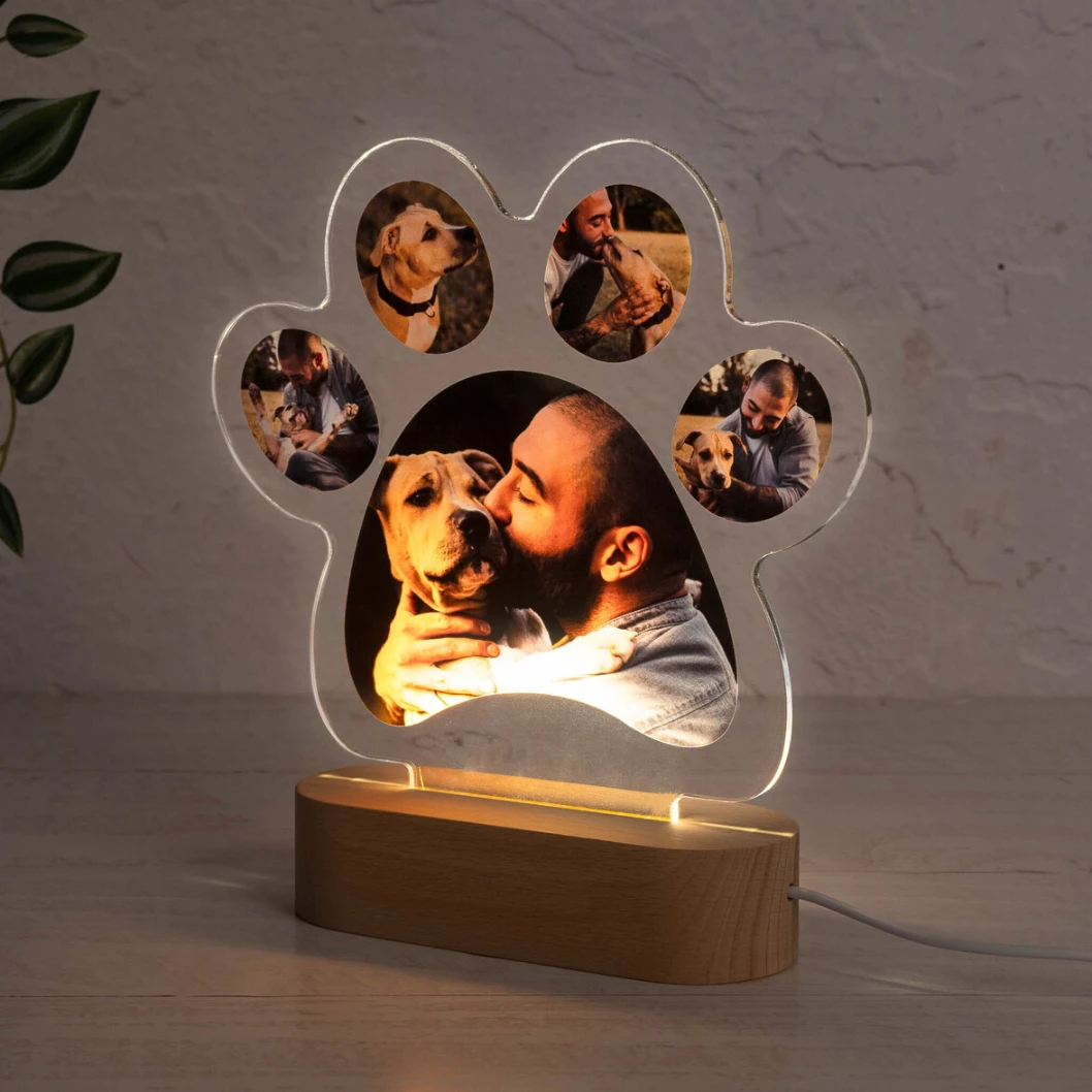 Lámparas personalizadas con base de madera - Imagen 13