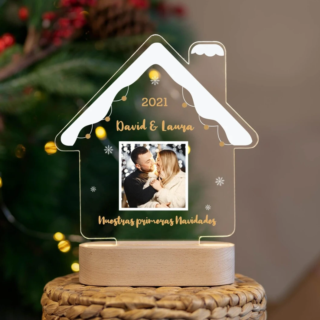 Lámparas personalizadas con base de madera - Imagen 16