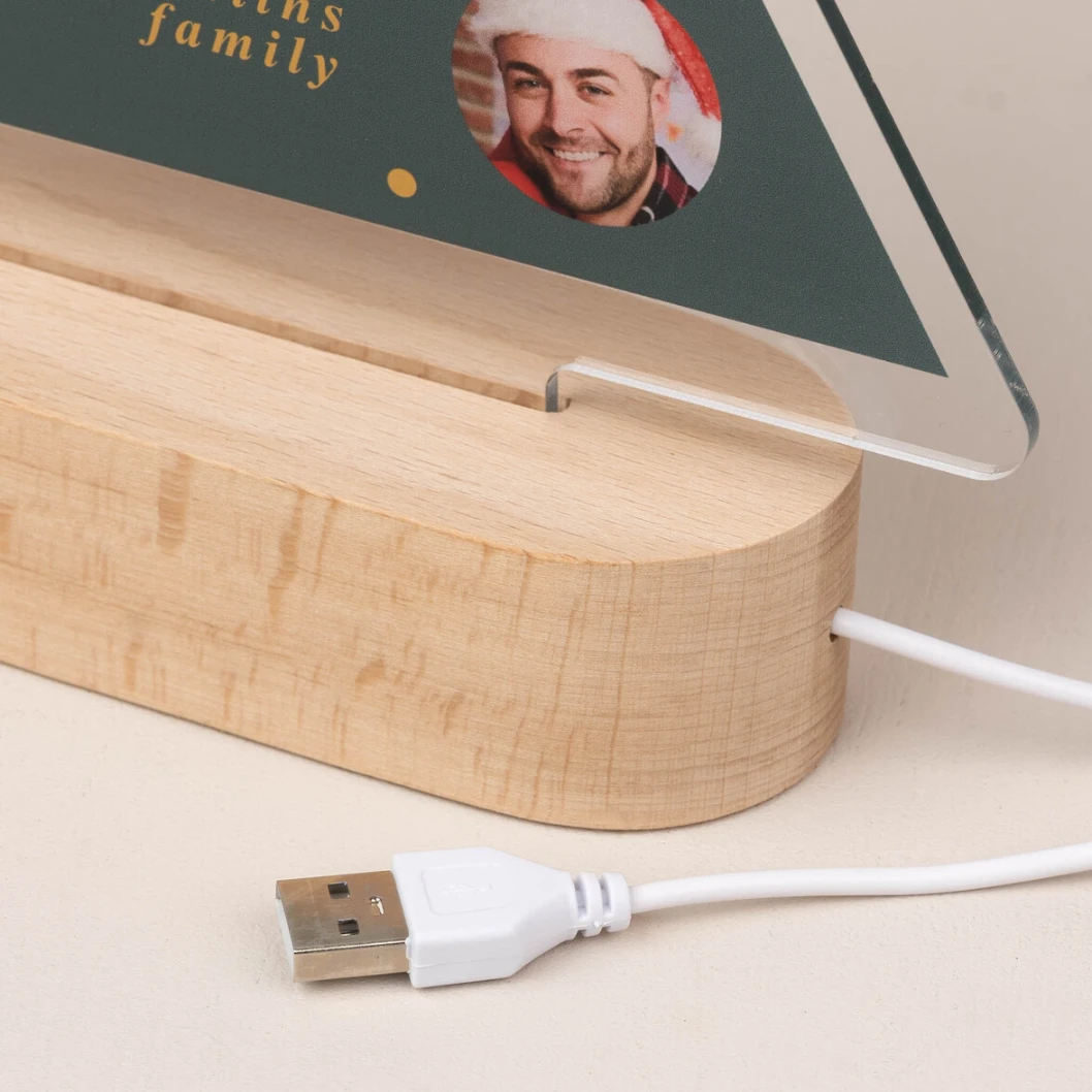 Lámparas personalizadas con base de madera - Imagen 21