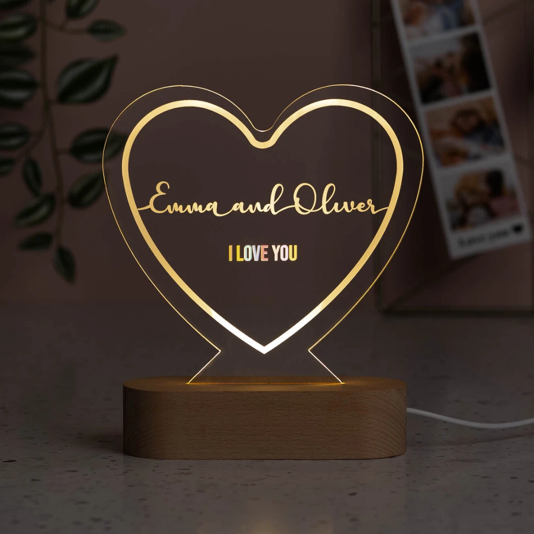 Lámparas personalizadas con base de madera - Imagen 8