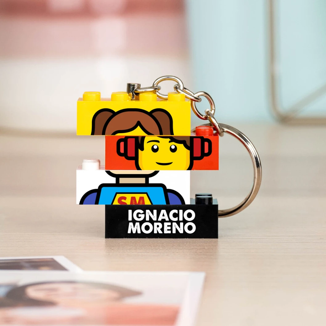 Llavero Blocks personalizado - Imagen 2