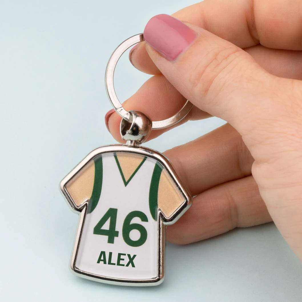 Llavero metálico personalizado camiseta - Imagen 8